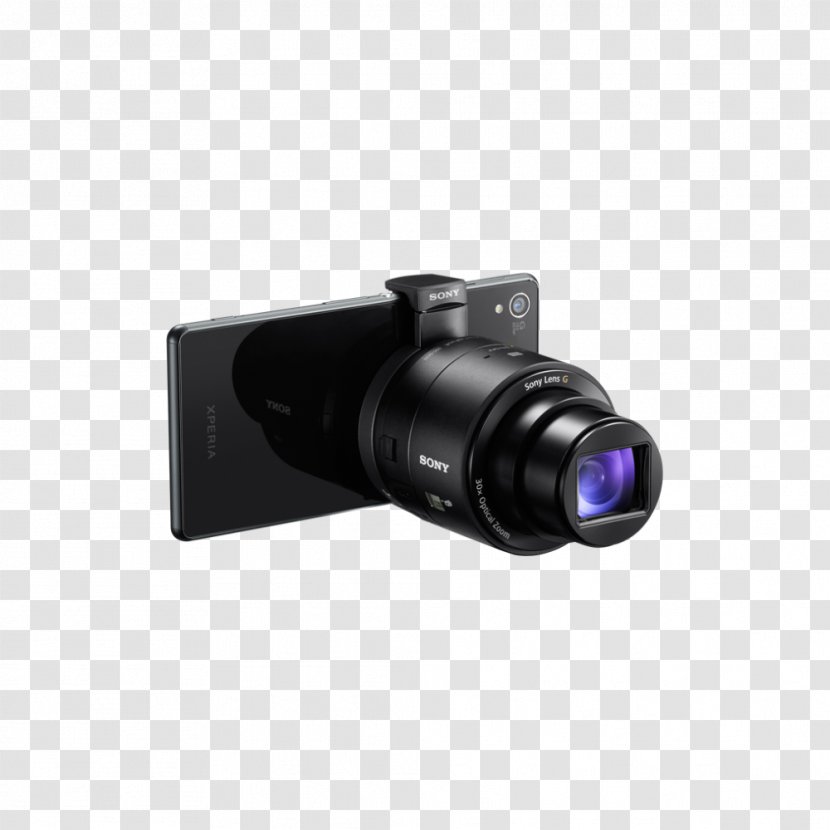 Sony DSC-QX30 ILCE-QX1 Camera Lens Smartphone - Cybershot - Optical Transparent PNG