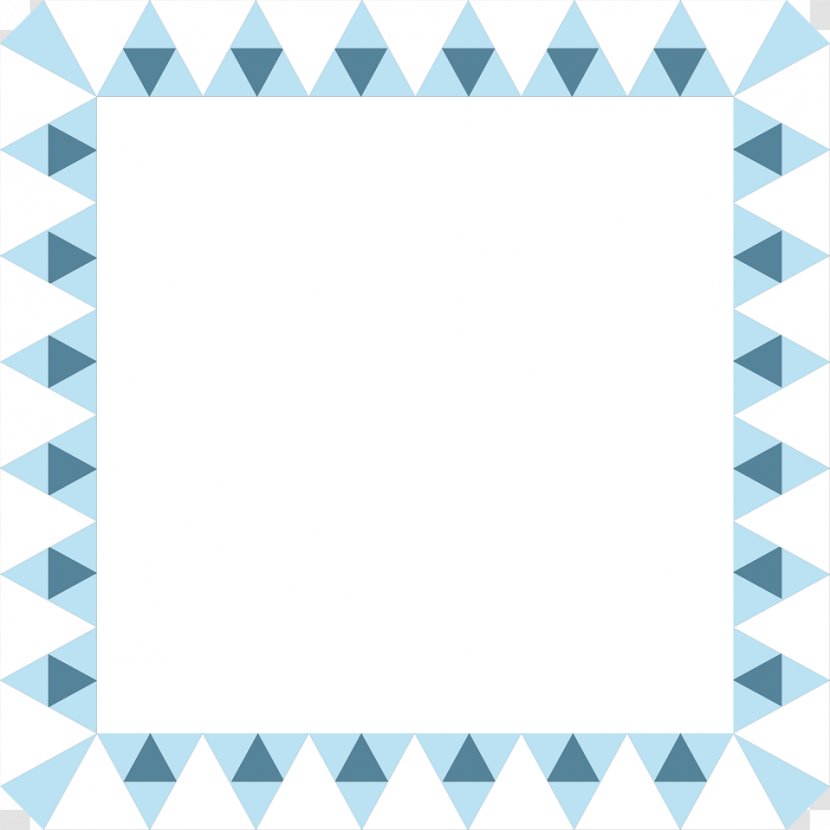 Heart Clip Art - Picture Frame - Free Blue Borders And Frames Transparent PNG