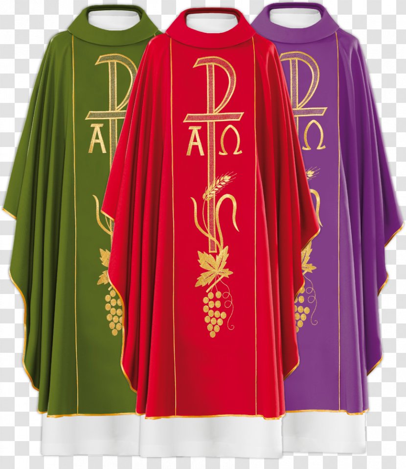 Liturgy Of The Hours Chasuble Vestment Chi Rho - T Shirt - Vest Transparent PNG