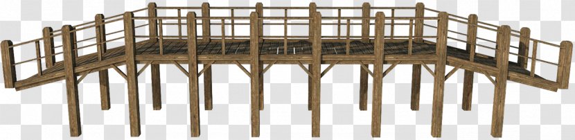 Timber Bridge Wood Clip Art - Wooden Transparent PNG