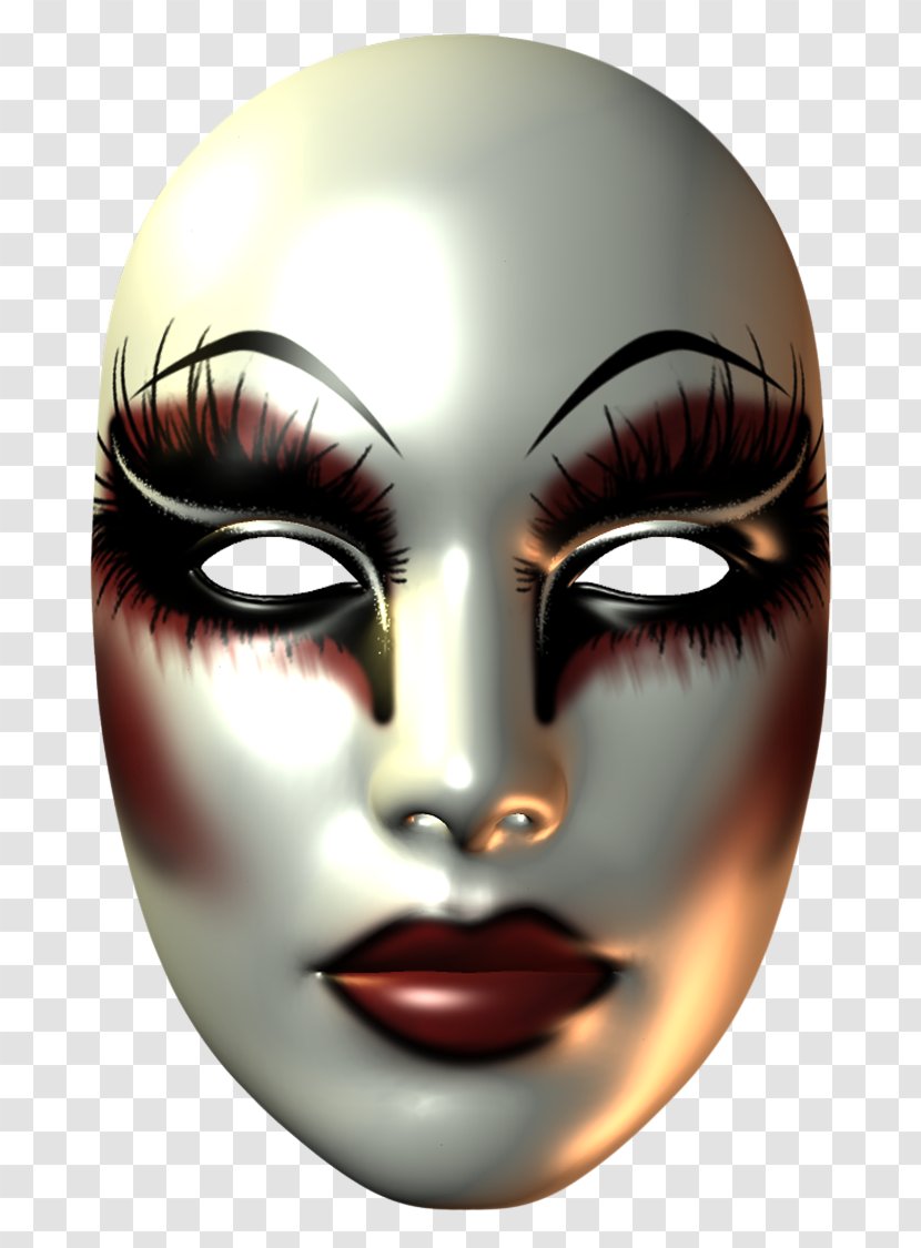 Female Carnival Mask Clip Art Image - Lossless Compression Transparent PNG
