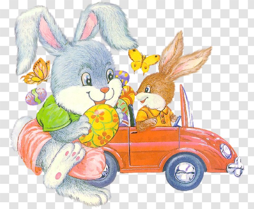 Easter Bunny Rabbit Leporids Clip Art Transparent PNG