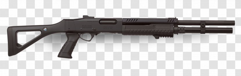 Shotgun Pump Action Fabarm SDASS Tactical Weapon Smoothbore - Watercolor Transparent PNG