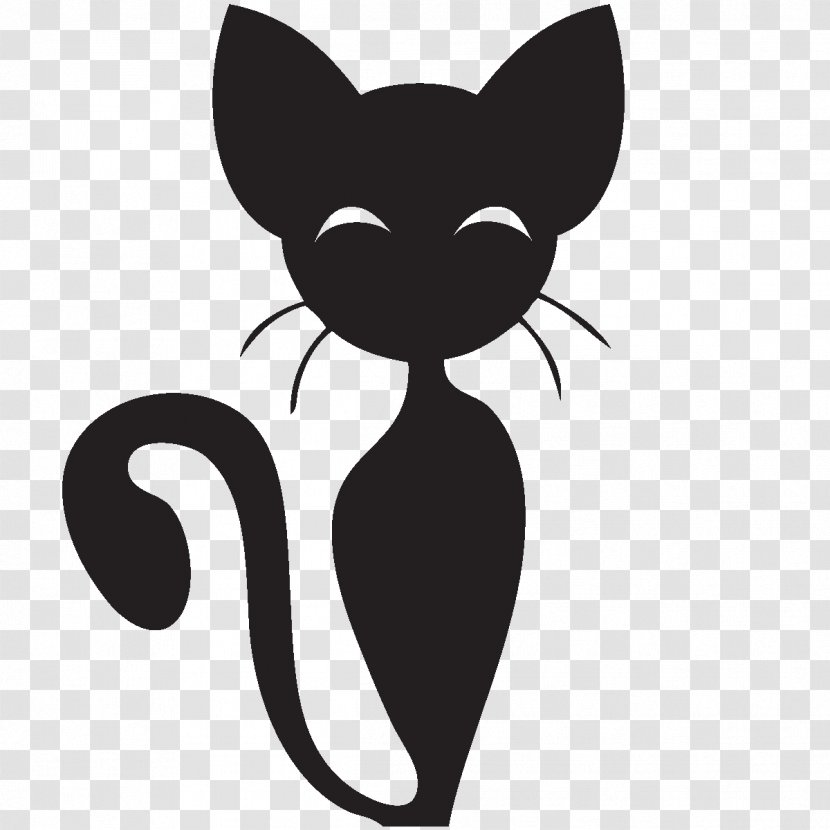 Kitten Whiskers Cat Sticker Wall Decal - Mammal - Decals Transparent PNG