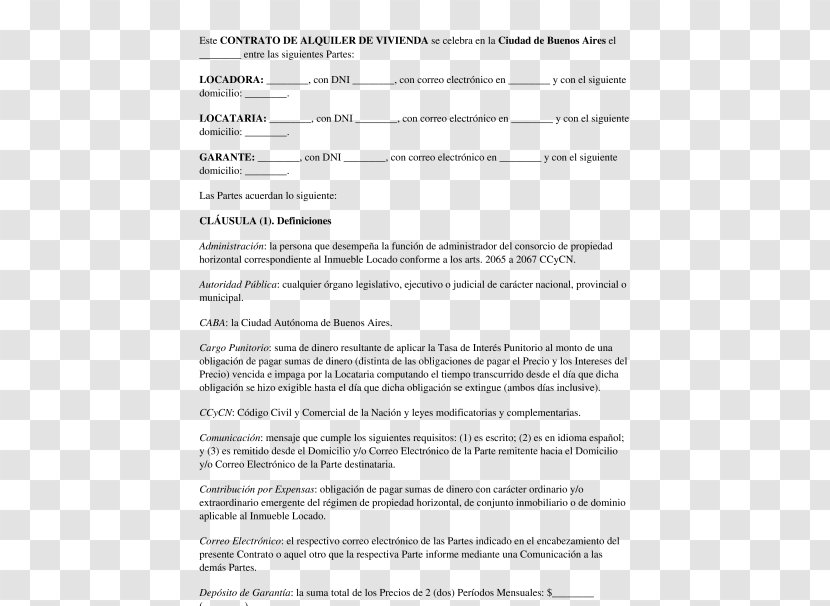 Document Résumé Contract Renting Curriculum Vitae - Natural Person - Contrato Transparent PNG