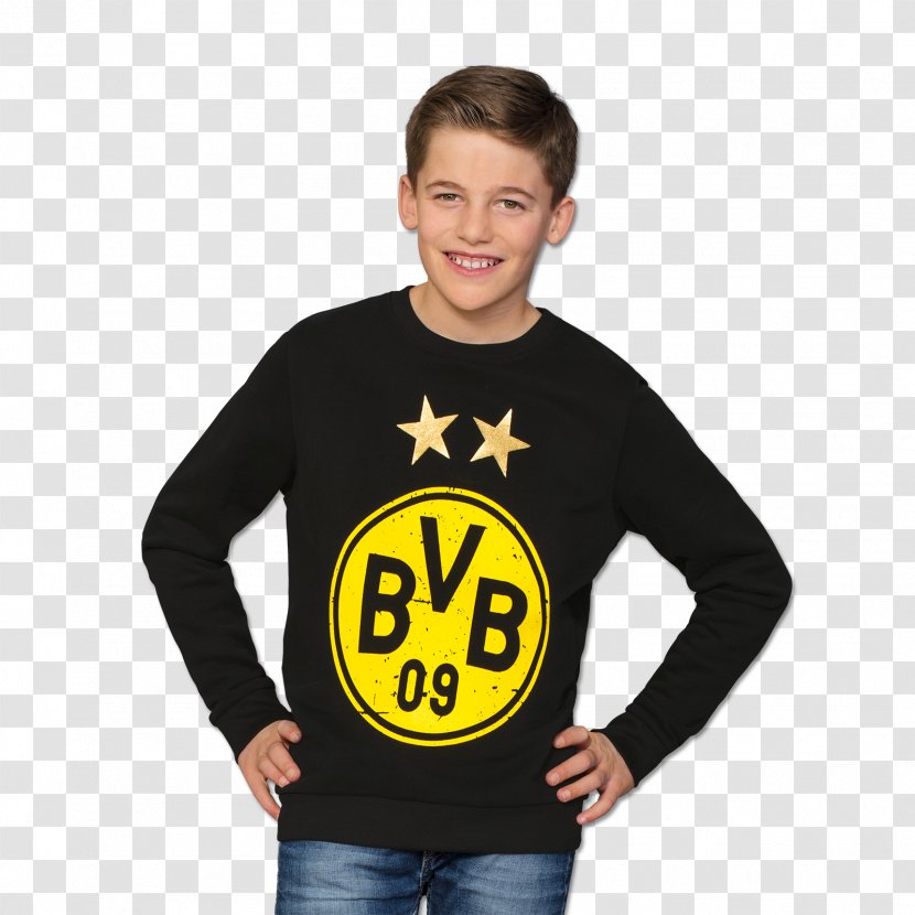 T-shirt Borussia Dortmund Bluza Hoodie - Facial Hair Transparent PNG