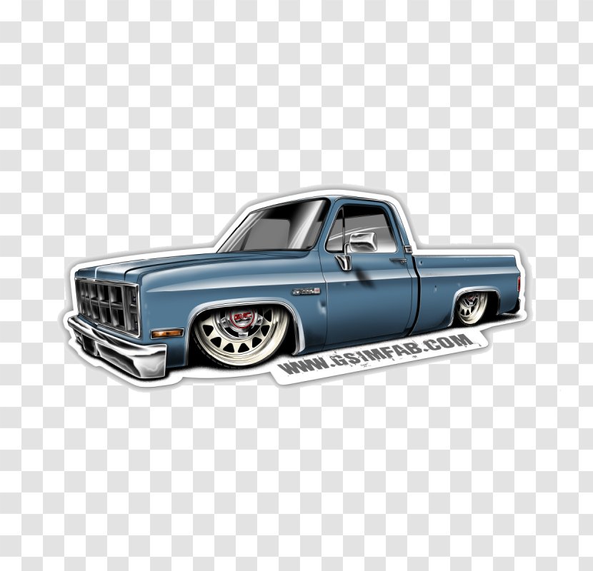Car Pickup Truck Chevrolet C/K - Brand - Wall Decal Transparent PNG
