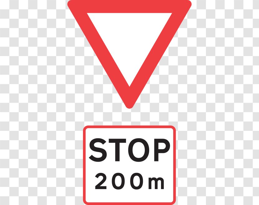 Traffic Sign Driving Test Yield Warning - Lane Transparent PNG