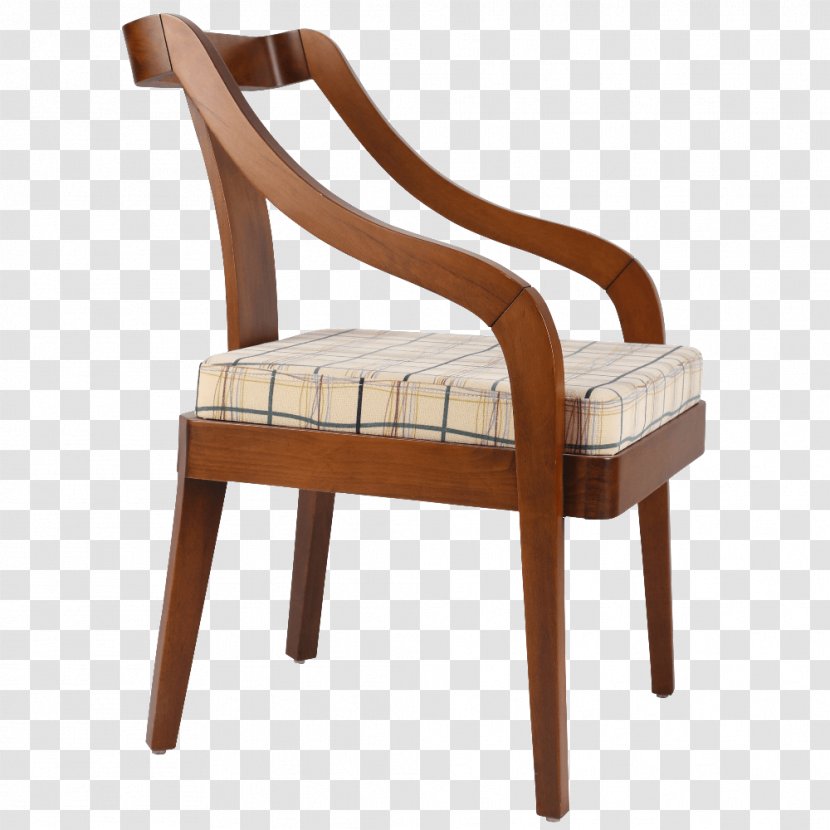 Chair Armrest Wood Garden Furniture - Wooden Transparent PNG