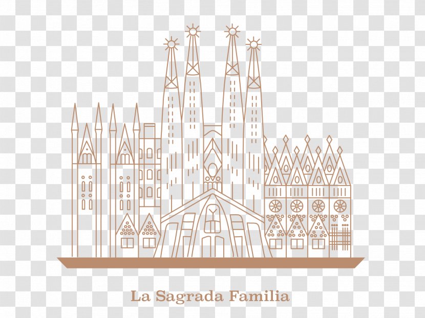 Design La Sagrada Dribbble Architecture Facade - Landmark Transparent PNG