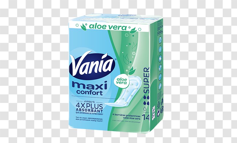 Sanitary Napkin Towel Vania Maxi Comfort Normaal 18 Stuks Always - Liquid - Aloe Vera Drawing Transparent PNG