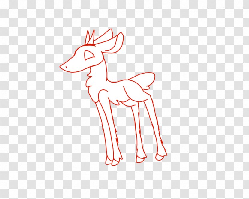 Reindeer /m/02csf Drawing Clip Art - Flower Transparent PNG