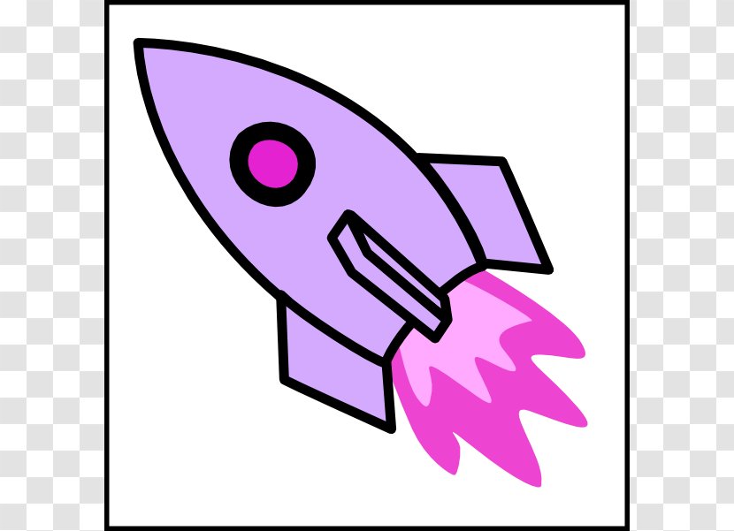 Rocket Spacecraft Clip Art - Launch - Cartoon Ships Transparent PNG