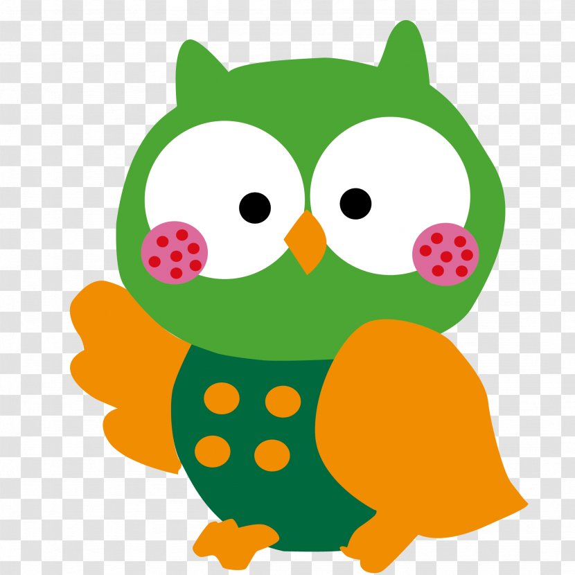 Owl Thumb Cuteness - Cartoon - Cute Vector Transparent PNG