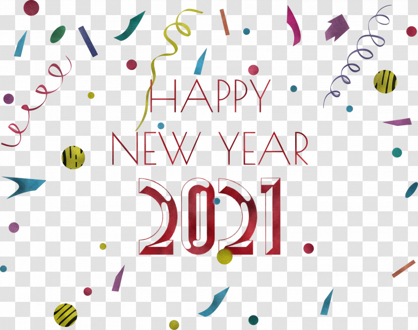 2021 Happy New Year 2021 New Year Transparent PNG