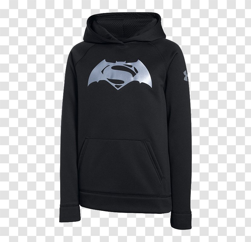 Hoodie Batman T-shirt Superman Under Armour - V Dawn Of Justice - Vs Sweatshirt Transparent PNG