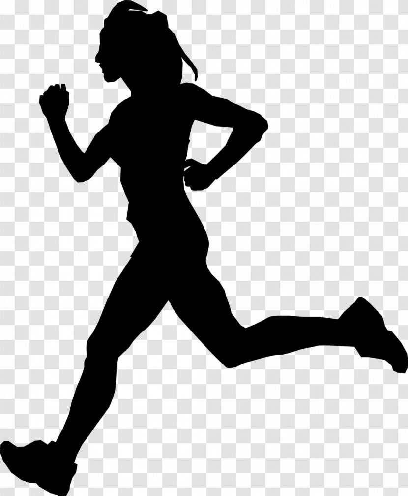 Silhouette Running Clip Art - Marathon - Athletes Transparent PNG