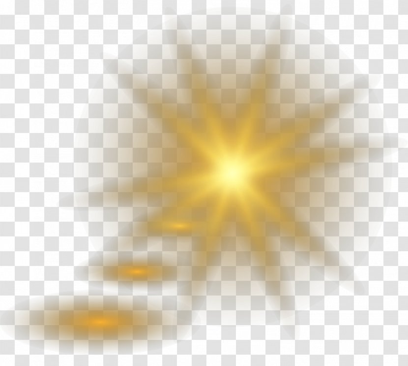 Sunlight Yellow Angle Wallpaper - Light - Cool Vector Material Transparent PNG
