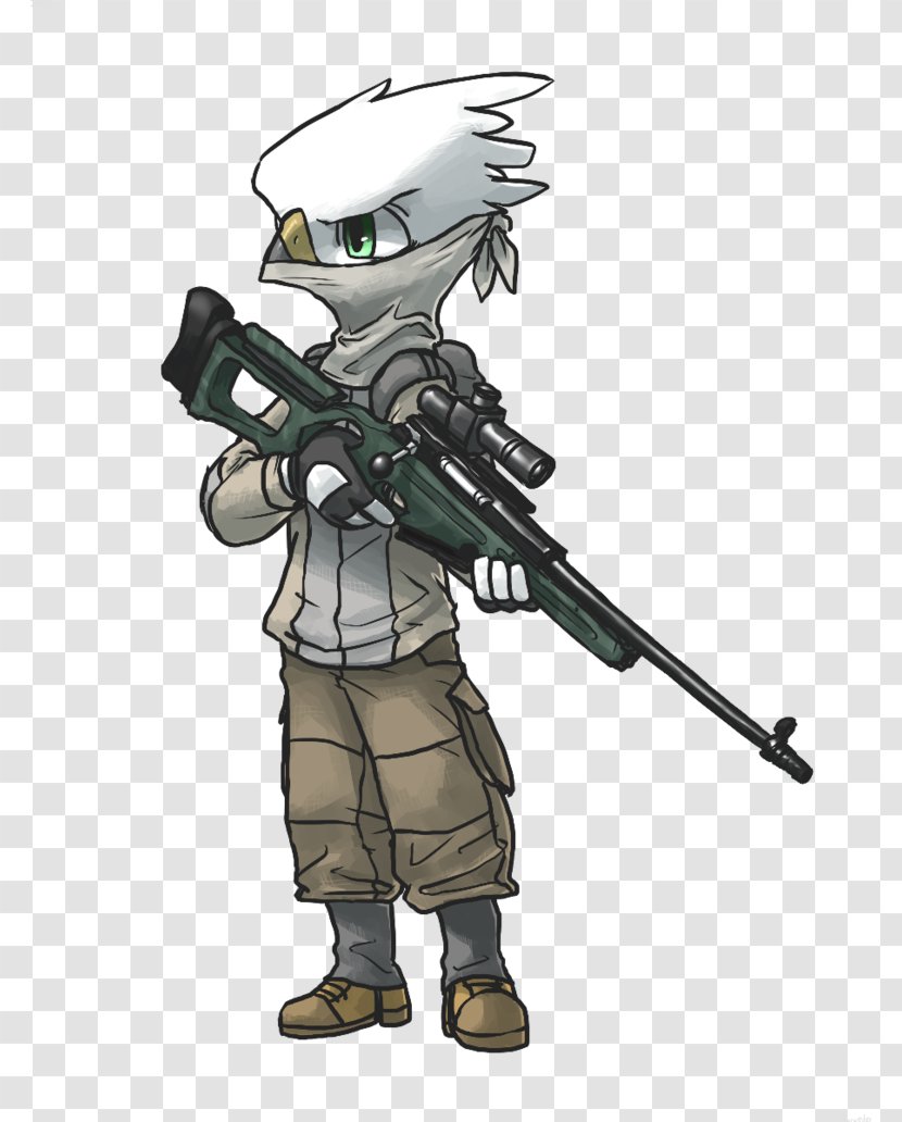 Soldier Cartoon Marksman Clip Art - Militia - Snipers Transparent PNG