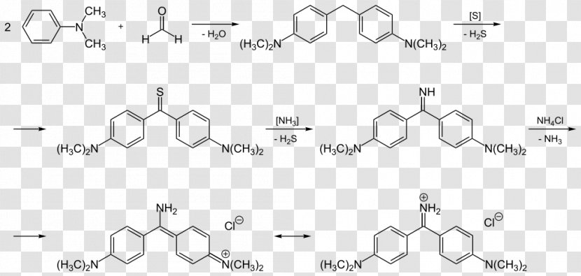 Auramine O Auramine-rhodamine Stain Organic Synthesis Salt Metathesis Reaction Catalysis - Text Transparent PNG