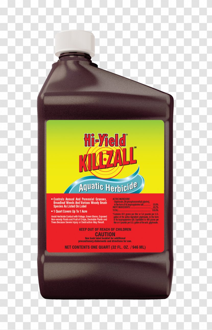 Voluntary Killzall Weed & Grass Killer Super Concentrate Car Herbicide Product - Liquid Transparent PNG