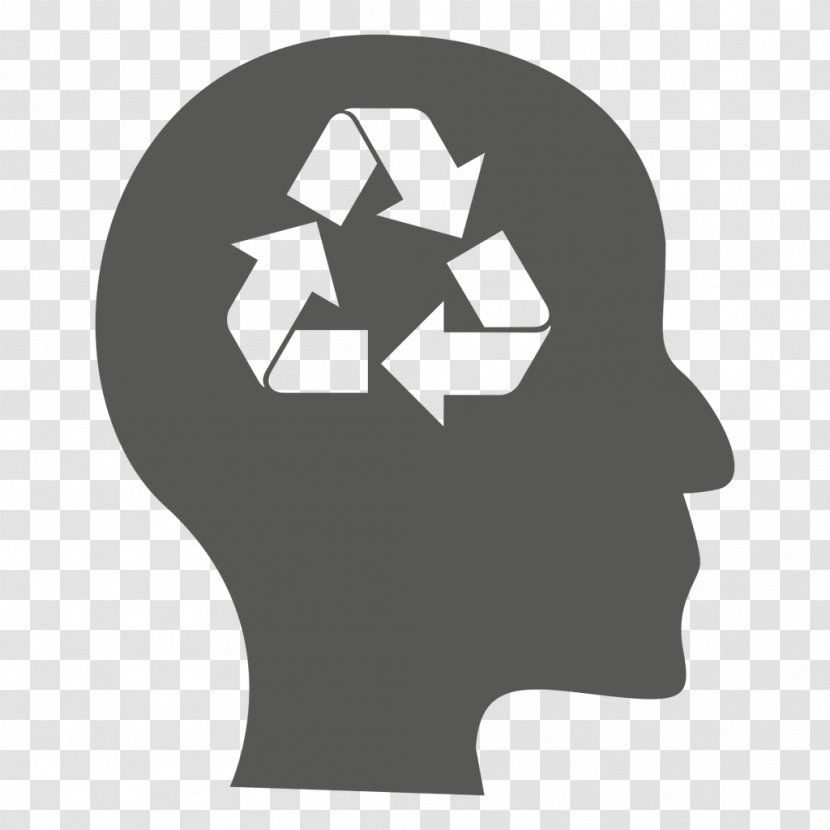 Recycling Symbol Bin Paper Icon - Reuse - Vector Human Brain Transparent PNG