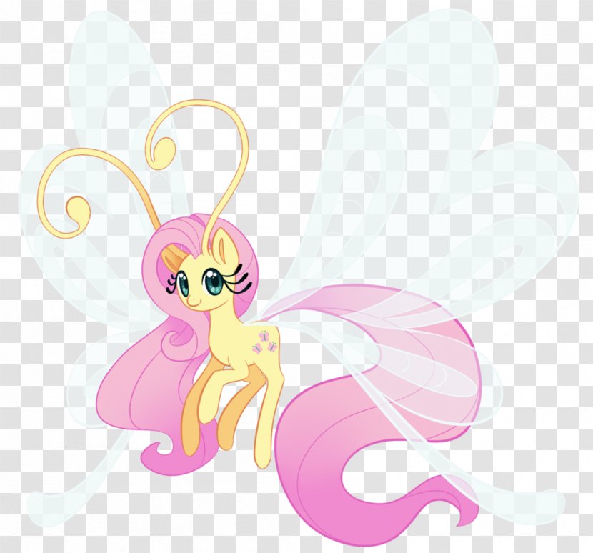 My Little Pony Princess Luna Butterfly Fluttershy - Fictional Character Transparent PNG