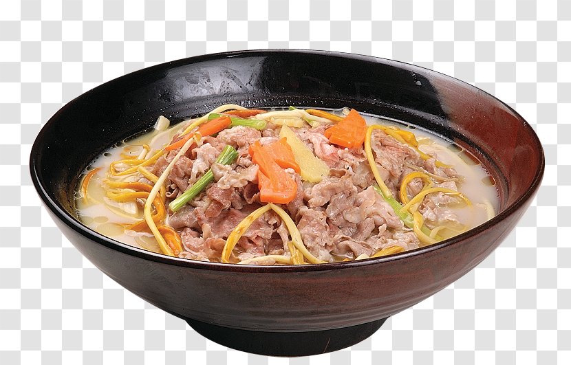 Okinawa Soba Ramen Laksa Chinese Noodles - Dish - Mushroom Beef Transparent PNG