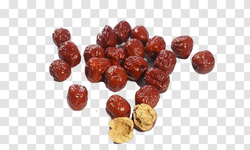 Jujube Food Drying Nutrition - Dried Fruit - Delicious Red Dates Transparent PNG