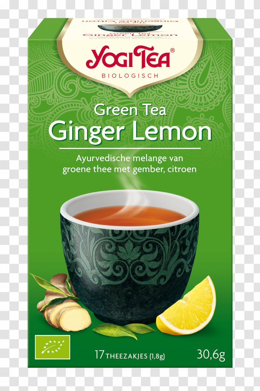 Green Tea Organic Food Masala Chai Yogi - Ginger Transparent PNG