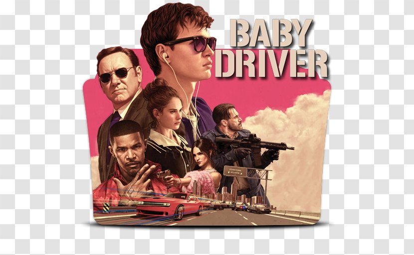 Edgar Wright Ansel Elgort Kevin Spacey Baby Driver Film - Poster Transparent PNG