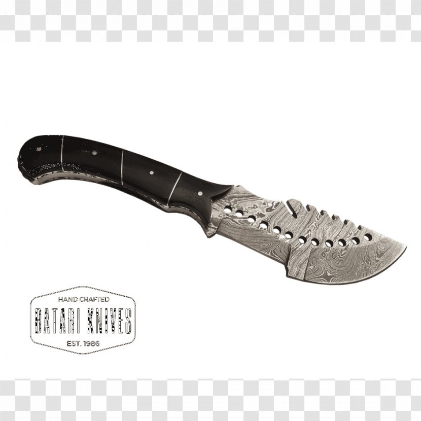 Hunting & Survival Knives Bowie Knife Damascus Throwing - Serrated Blade Transparent PNG