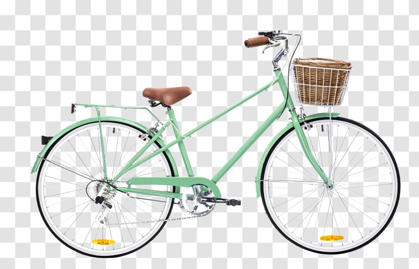 Cruiser Bicycle Retro Style Step-through Frame Reid Cycles - Mode Of Transport - Bike Hand Painted Transparent PNG