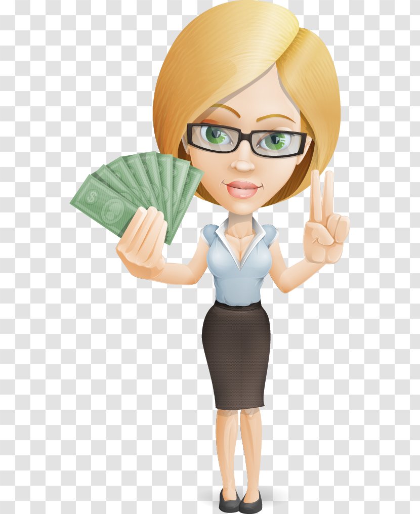 Businessperson Cartoon Woman - Dentist Vector Transparent PNG