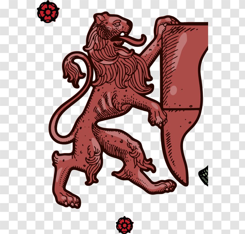 Heraldry Shield - Cartoon - Insignia Medieval Metal Retro Stamp Transparent PNG