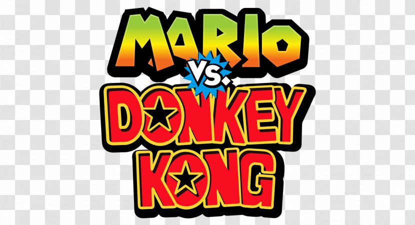 Mario Vs. Donkey Kong Logo Yellow Game Boy Advance Brand - Fictional Character - Country Tropical Freeze Transparent PNG