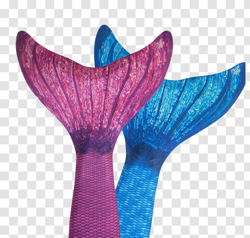 Purple Violet Fin Fun - Mermaid Tail Transparent PNG