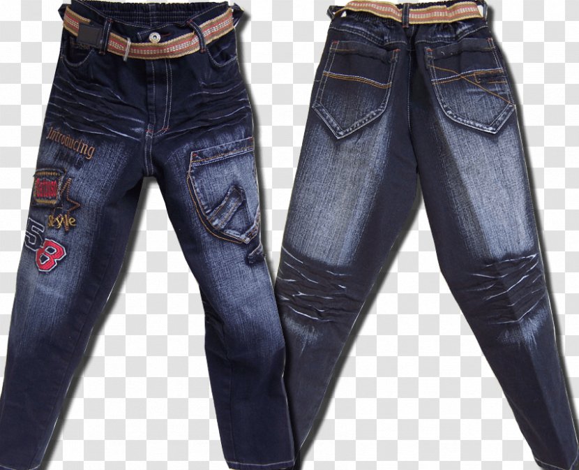 Jeans Pants Child Denim Waist - Pocket Transparent PNG