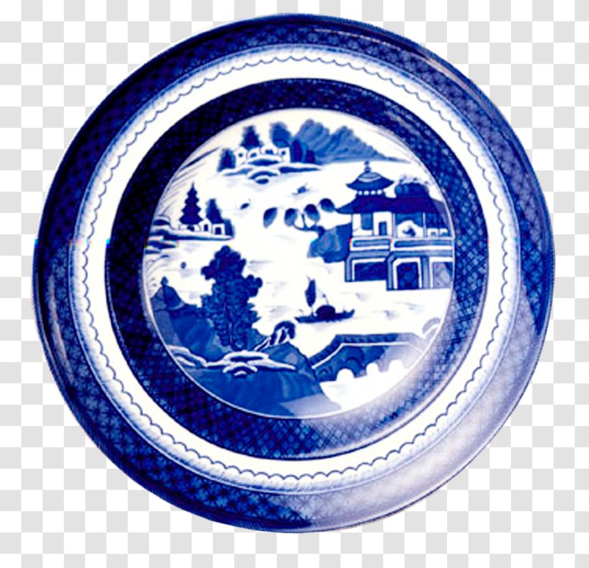 Plate Saucer Tray Tableware Porcelain - Blue Transparent PNG