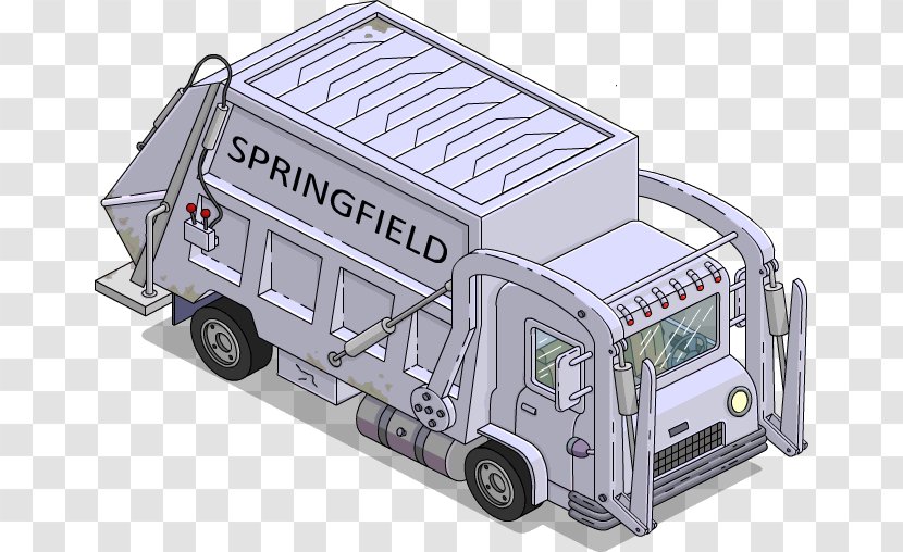 The Simpsons: Tapped Out Marge Simpson Homerpalooza Mr. Burns Vs. Monorail - Truck - Garbage Transparent PNG