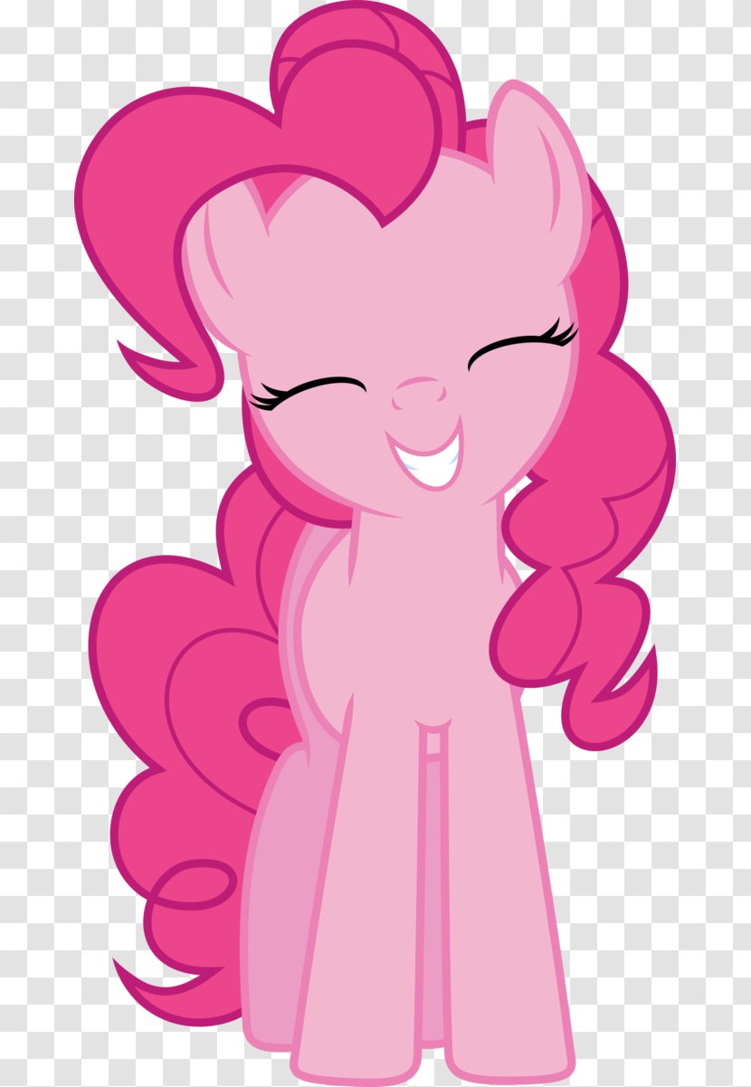 Pinkie Pie Twilight Sparkle Pony Smile - Cartoon - Vector Transparent PNG