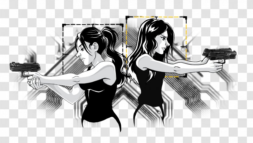 Sameen Shaw Fan Art Drawing - Silhouette - Shooter Transparent PNG