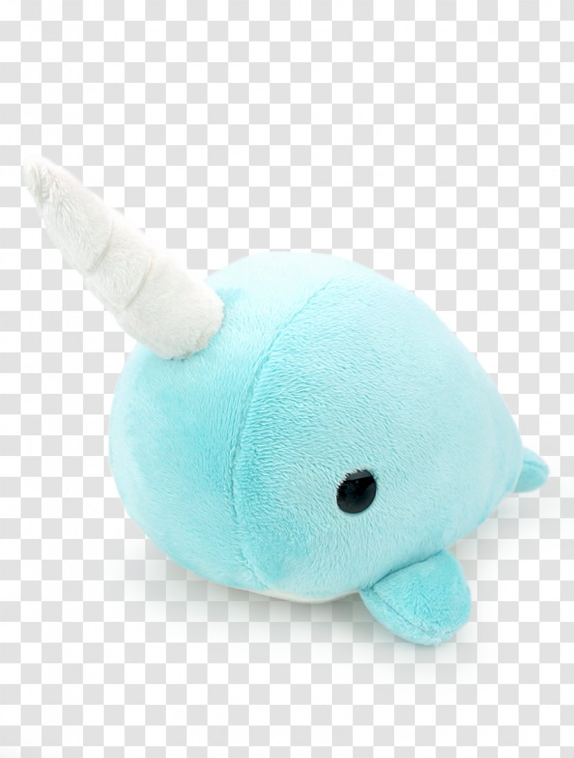 Stuffed Animals & Cuddly Toys Plush Textile Turquoise - Toy - Narwhal Transparent PNG