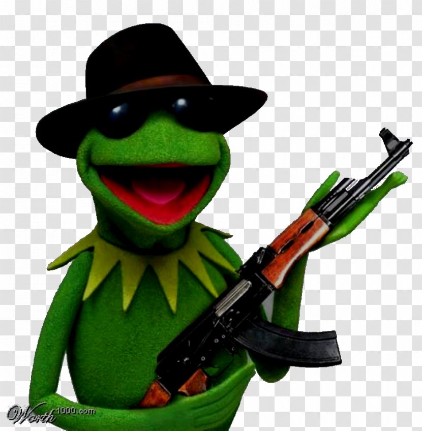 Kermit The Frog Elmo Bert - Muppets Most Wanted - AK47 Transparent PNG