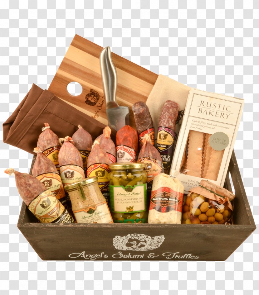 Food Gift Baskets Salami Game Meat Hamper - Gourmet Transparent PNG