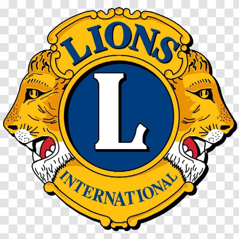Lions Clubs International Zephyrhills Club Association Service Organization - Yellow - Logo The Three Transparent PNG