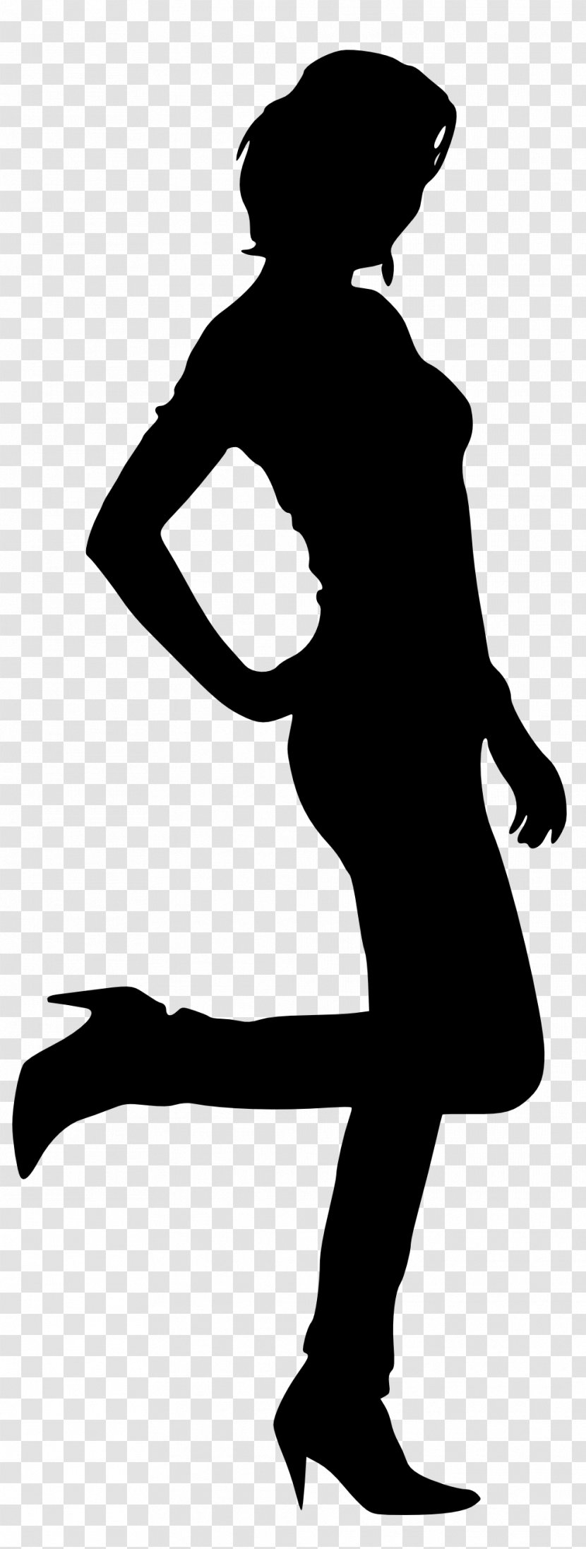 Silhouette Woman Female Clip Art - Recreation Transparent PNG