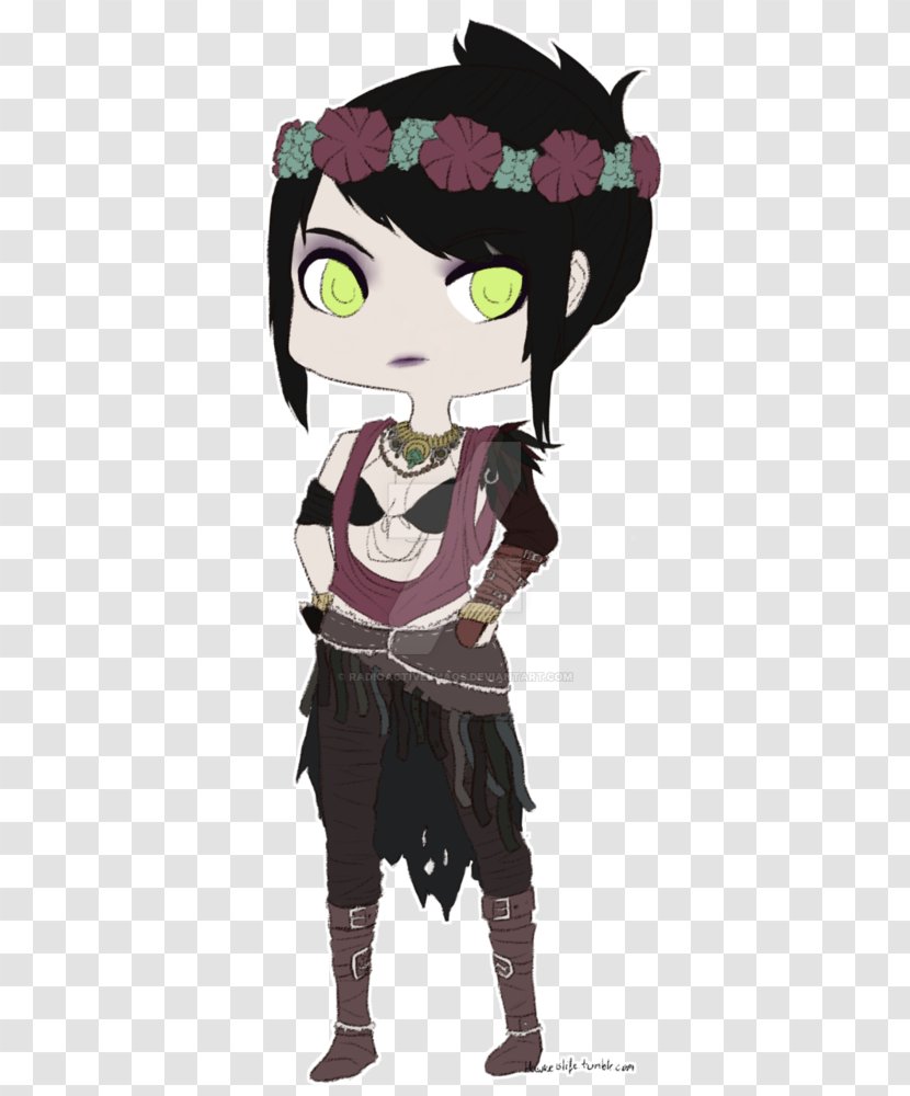 Costume Design Cartoon Legendary Creature - Flower - Morrigan Transparent PNG