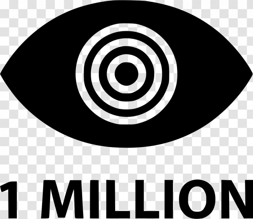 Image 1,000,000 Logo - Eye - 75 Cent Sign Transparent PNG