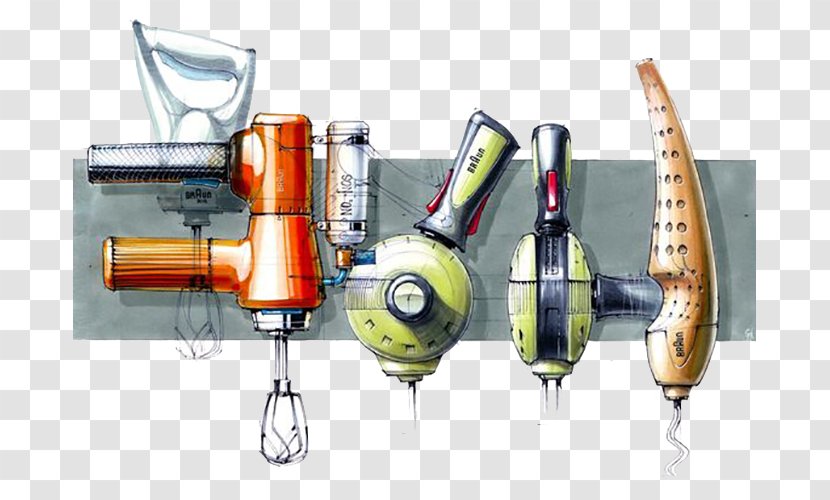 Design Sketching Industrial Drawing Sketch - Digital Painting - Hand-painted Tools Transparent PNG